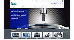 Desktop Screenshot of doosanmachinetools.com